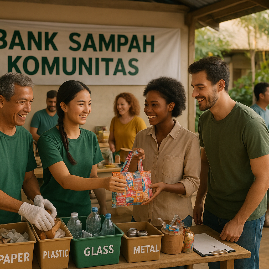 Bank Sampah Komunitas Butuh Inovasi Pengelolaan, Saatnya Kolaborasi Wirausaha & Relawan Lingkungan
