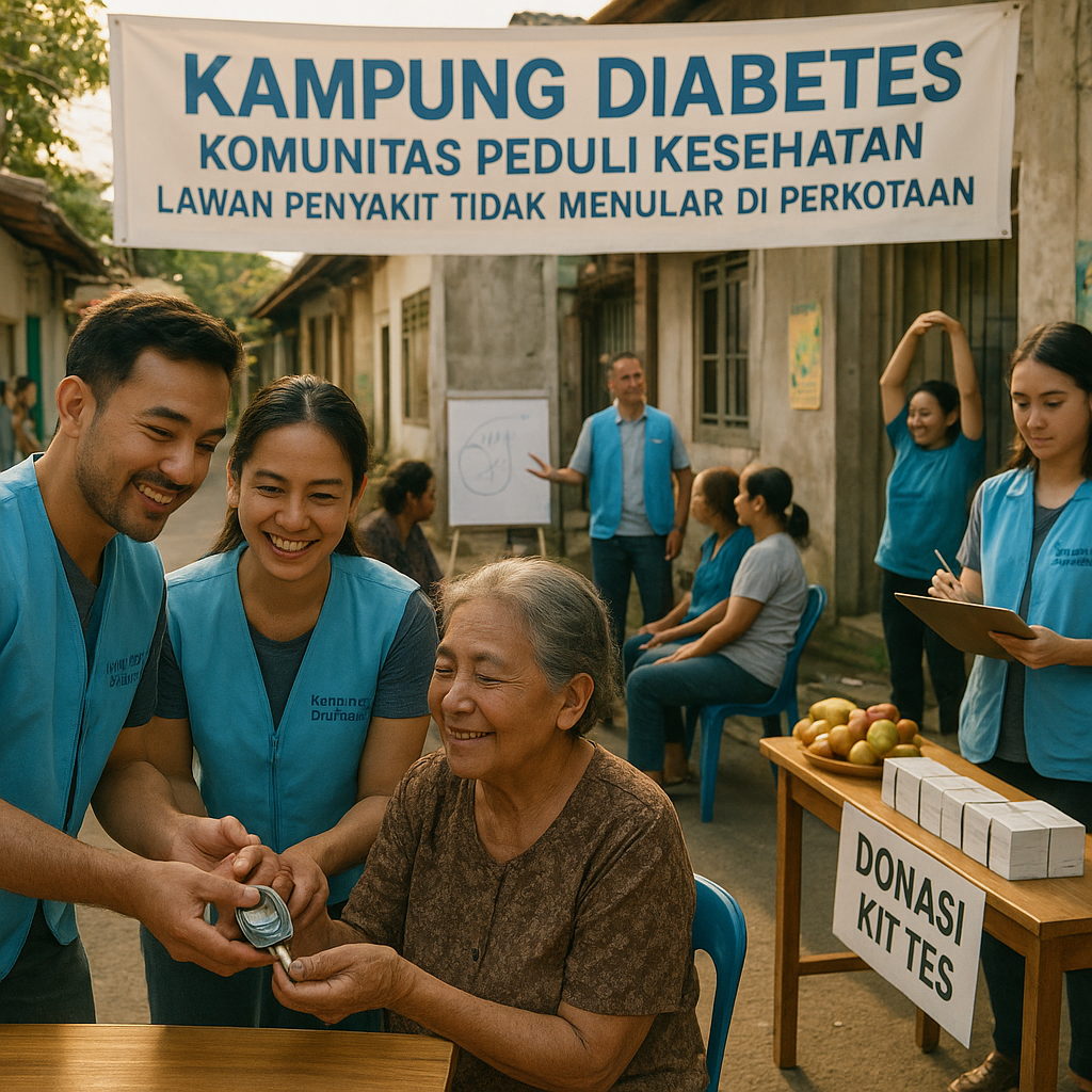 Kampung Diabetes: Komunitas Peduli Kesehatan Lawan Penyakit Tidak Menular di Perkotaan