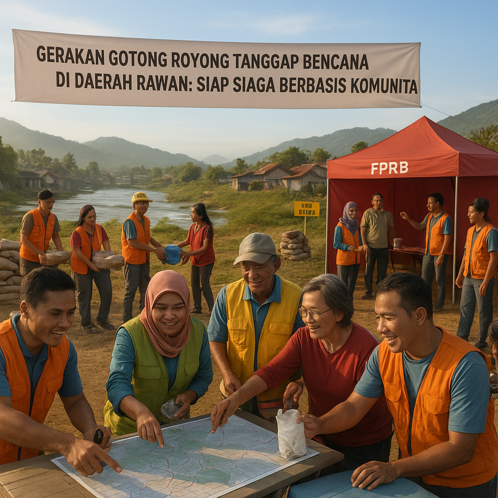 Gerakan Gotong Royong Tanggap Bencana di Daerah Rawan: Siap Siaga Berbasis Komunitas
