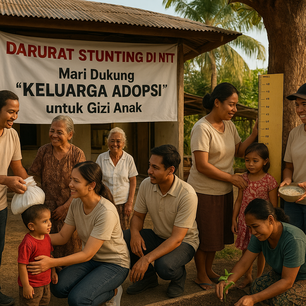 Darurat Stunting di NTT: Mari Dukung 'Keluarga Adopsi' untuk Gizi Anak