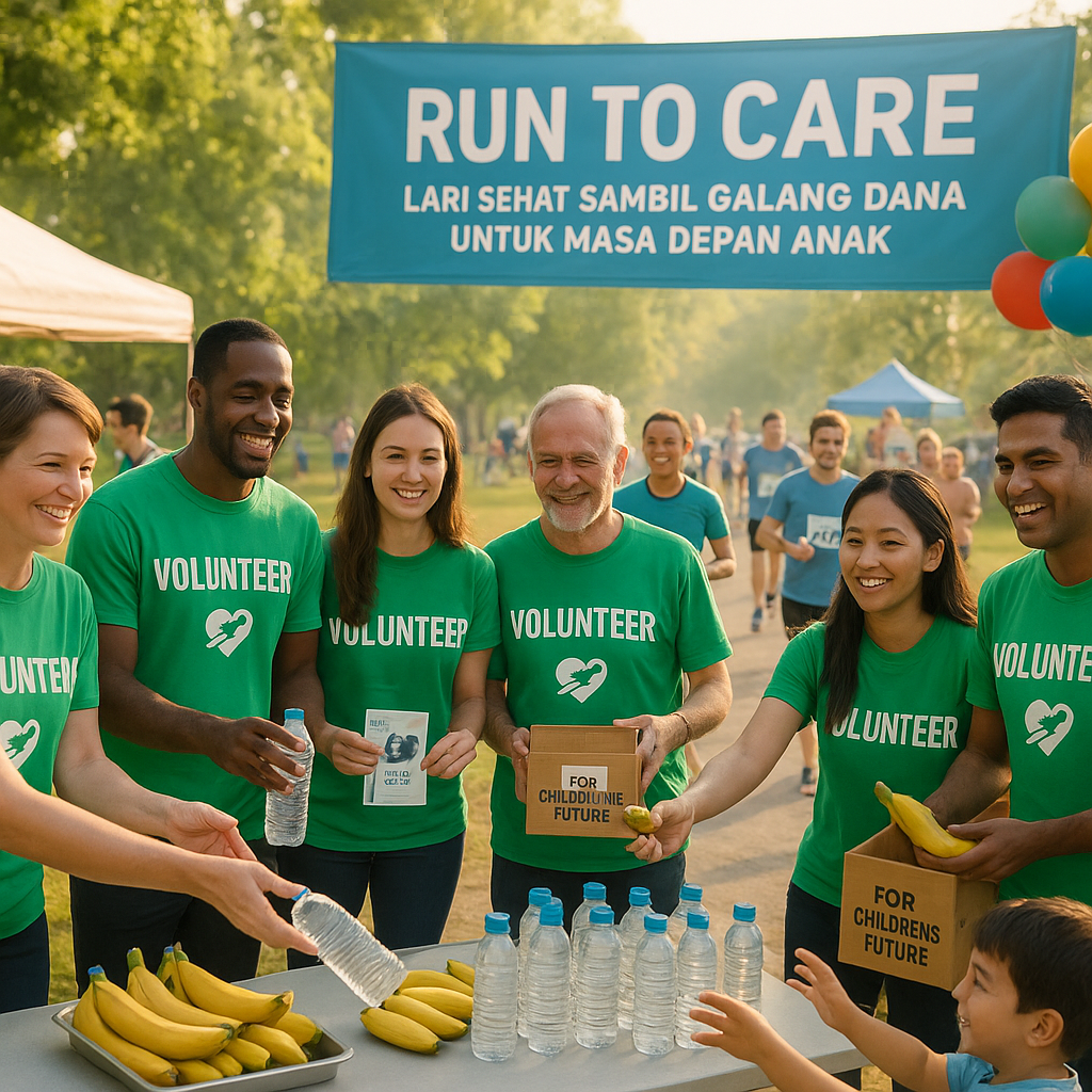 Run to Care: Lari Sehat Sambil Galang Dana untuk Masa Depan Anak