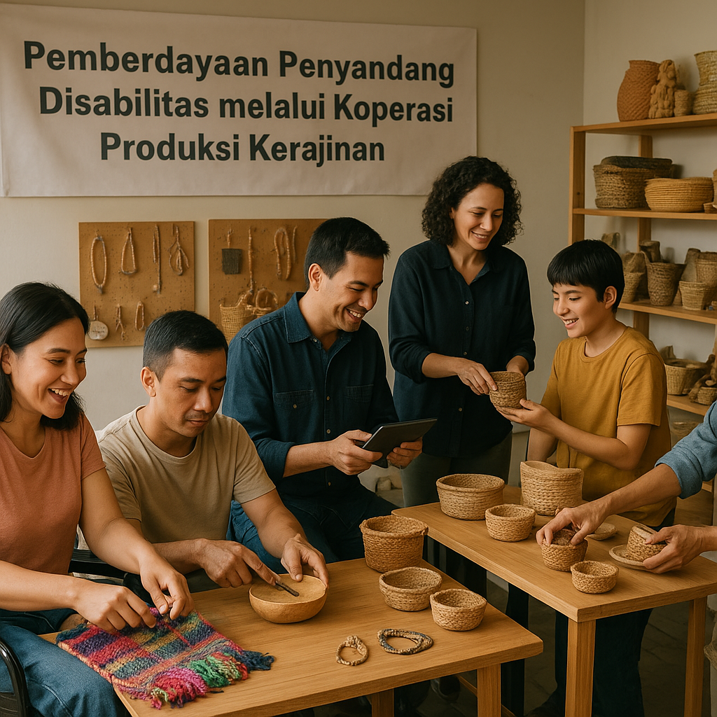 Pemberdayaan Penyandang Disabilitas melalui Koperasi Produksi Kerajinan