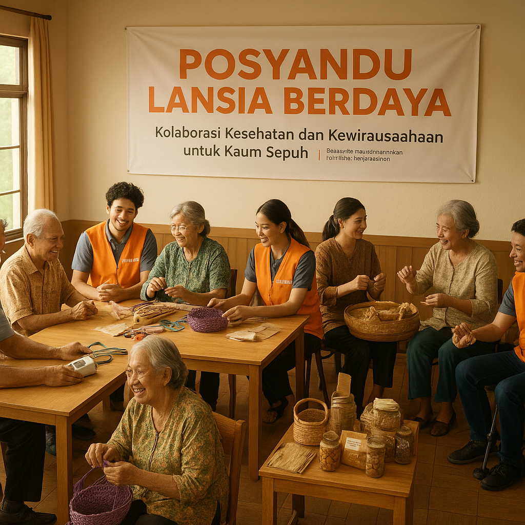 Posyandu Lansia Berdaya: Kolaborasi Kesehatan dan Kewirausahaan untuk Kaum Sepuh