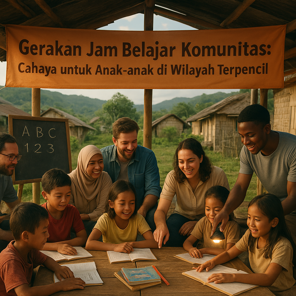 Gerakan Jam Belajar Komunitas: Cahaya untuk Anak-anak di Wilayah Terpencil