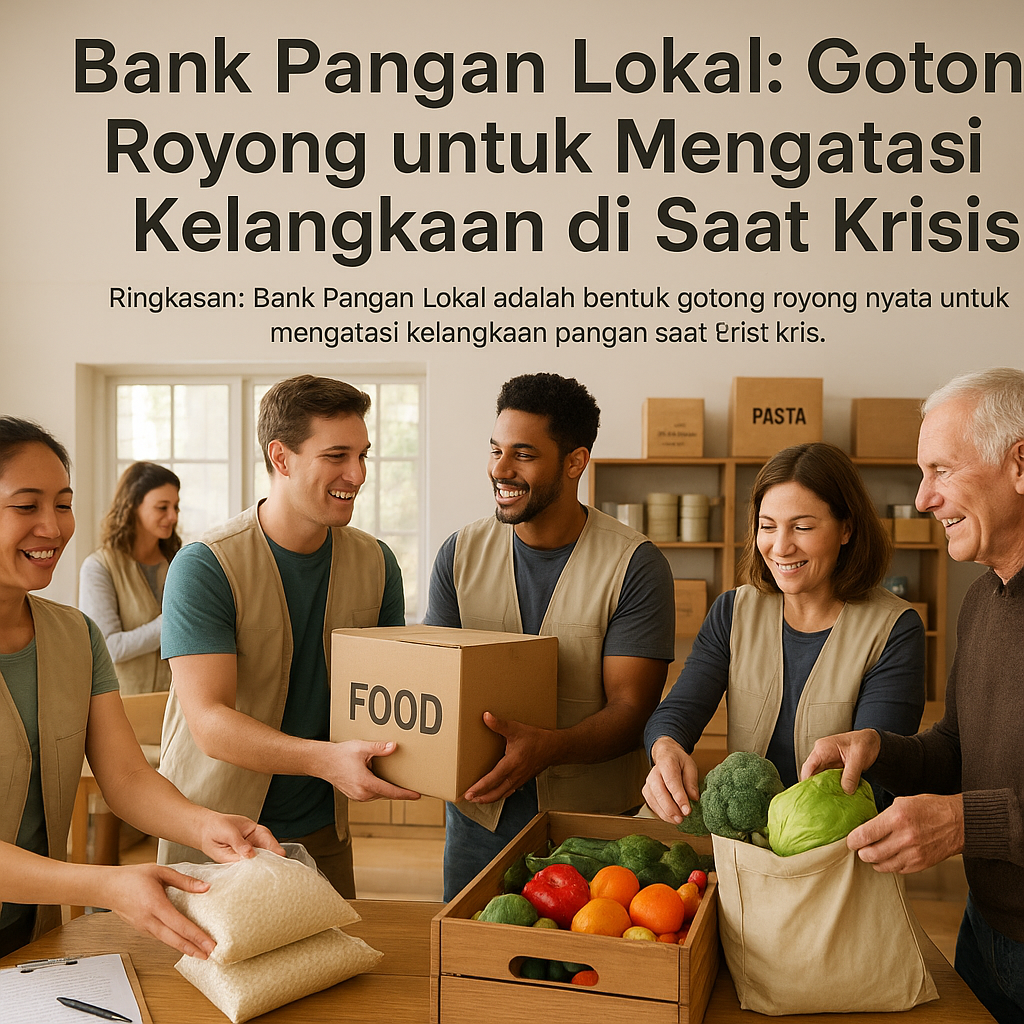 Bank Pangan Lokal: Gotong Royong untuk Mengatasi Kelangkaan di Saat Krisis
