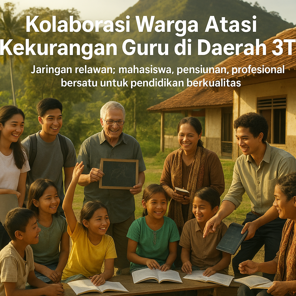 Kolaborasi Warga Atasi Kekurangan Guru di Daerah 3T